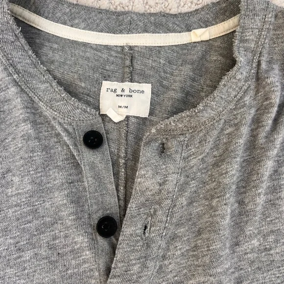 Gray Henley T-Shirt - Picture 2 of 4